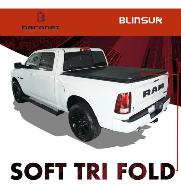Tapa Cubre Batea Lona Tri Fold Volkswagen Amarok 2010 - 2022
