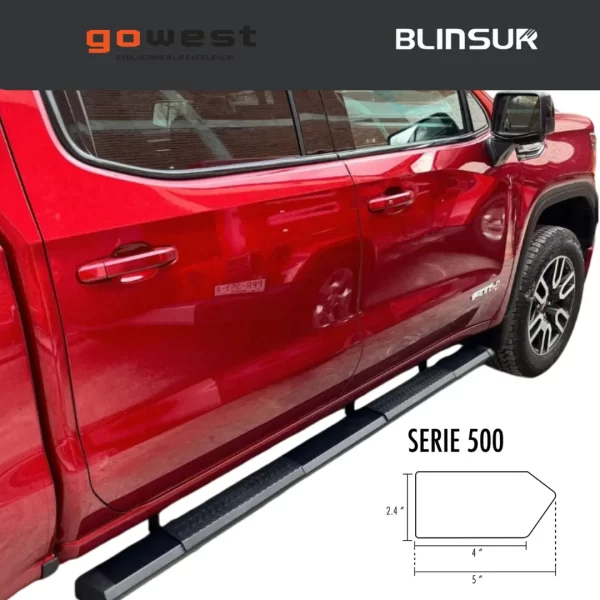 Estribos Serie 500 Para Mitsubishi L200 2016 - 2023