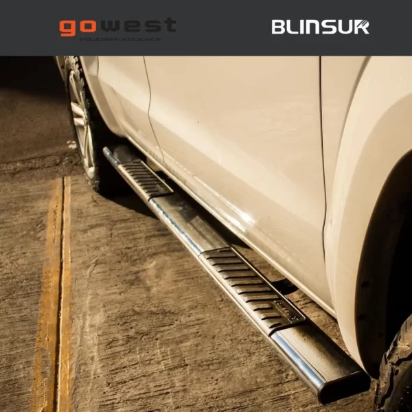 Estribos Serie 100 Cromados Volkswagen Amarok 2010 - 2024