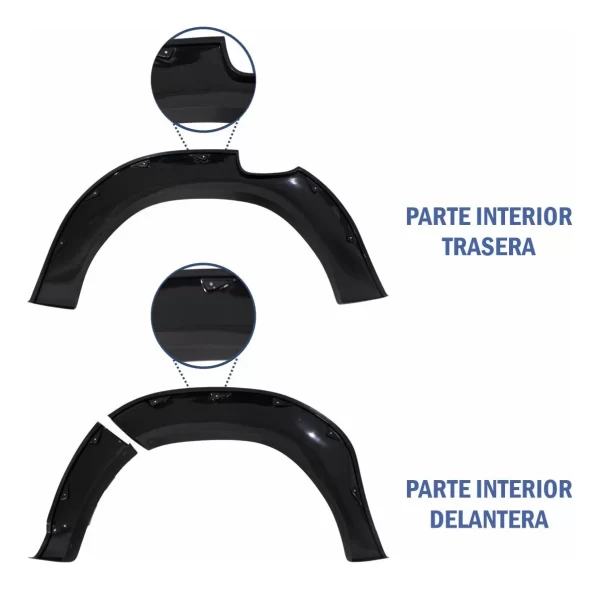 Cantoneras Sim Tornillo Para Toyota Hilux Revo 2015 Al 2017