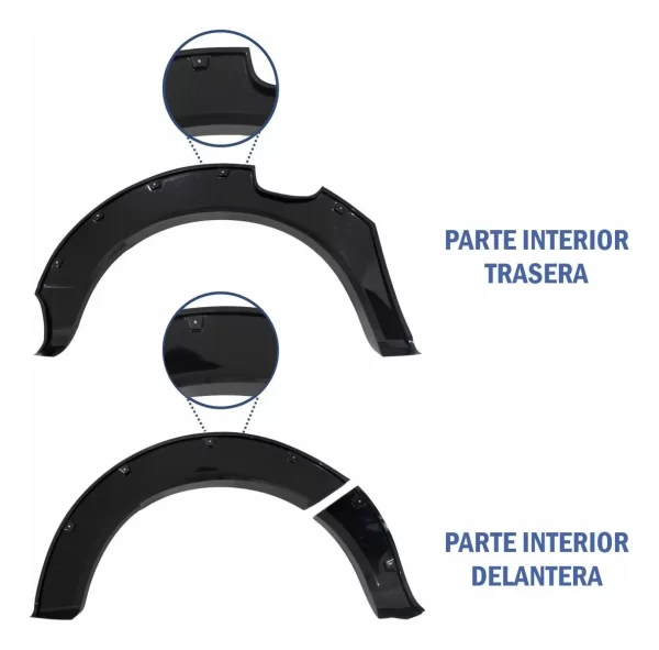 Cantoneras Sim Tornillo 9 Pulgadas Para Ranger 2024 Xlt