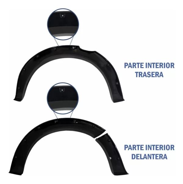 Cantoneras Simulación Tornillo Ford Ranger 2024