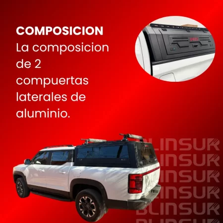 Caseta Camper De Aluminio Para Ford Ranger 2012-2022 - Image 5