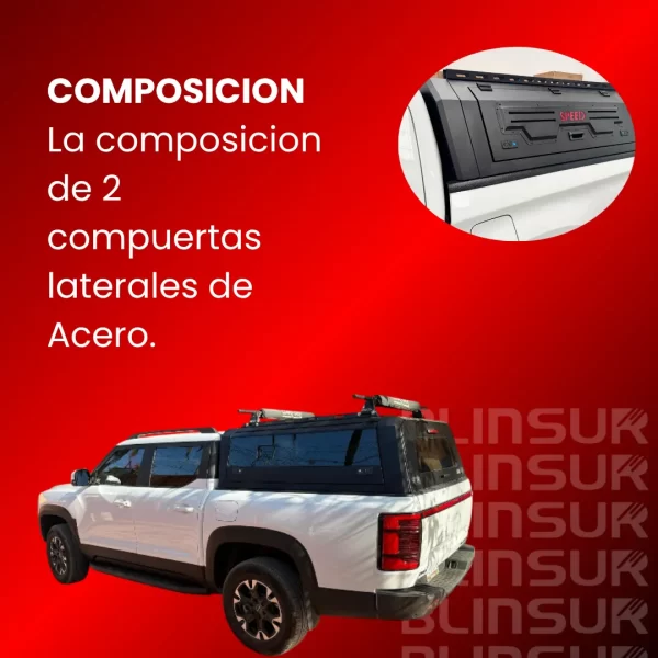Canopy Con Luz Stop Compatible Con Nissan Np300 2021-2025