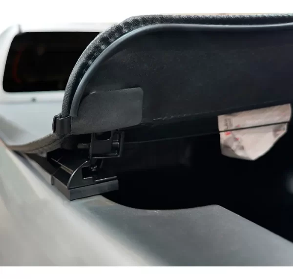 Tapa Cubre Batea Lona All Black Para Hilux 16-25 Dob Cab