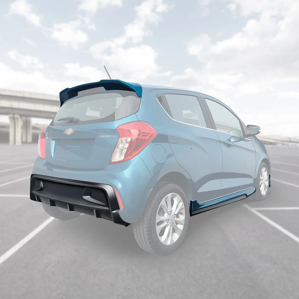 Body Kit Completo Air Design Chevrolet Spark 2019  2021 - Image 5