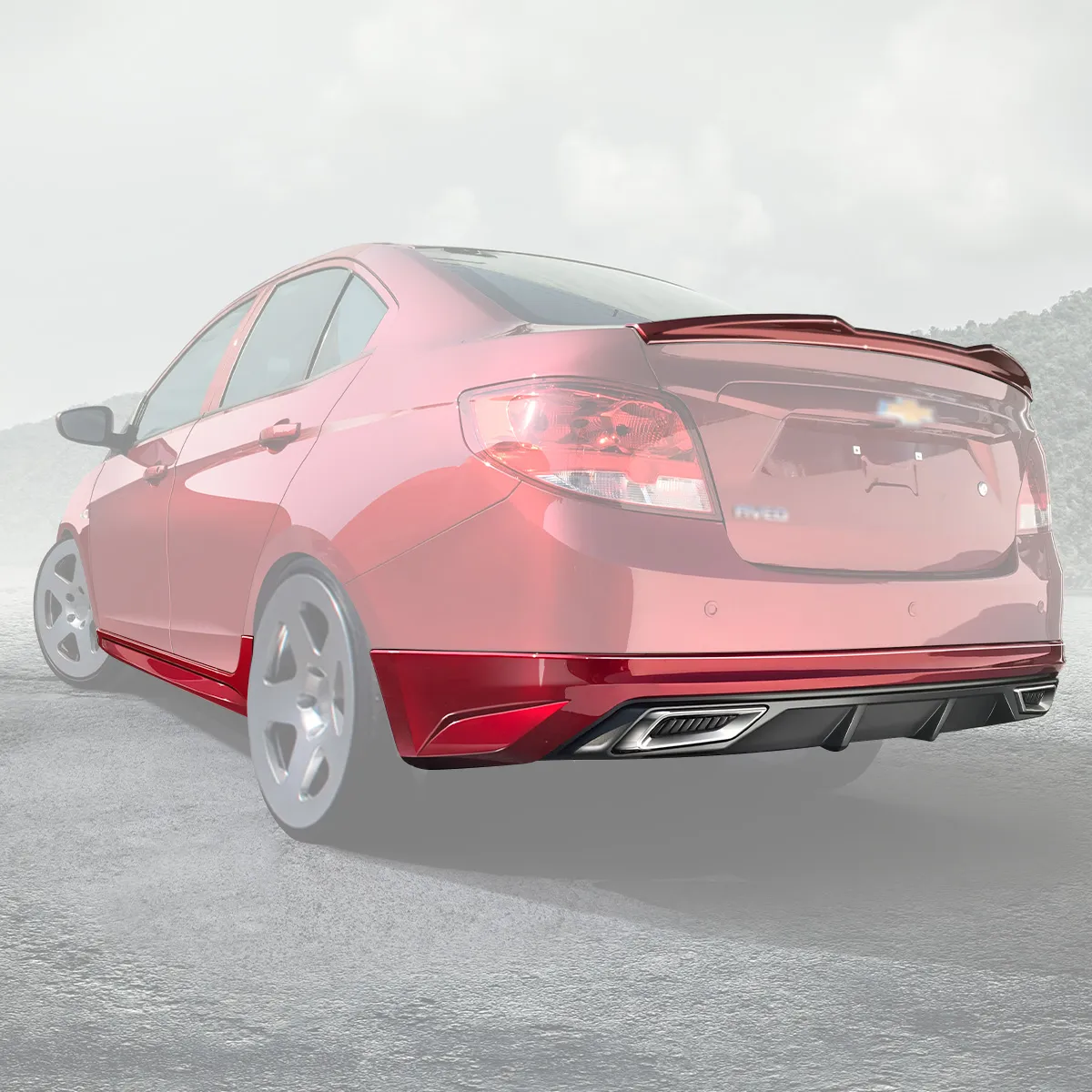 Body Kit Completo Air Design Chevrolet Aveo 2018 - 2022 - Image 5