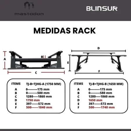 Barras Portaequipaje Rack Carga Ford F150 Lobo 2015 - 2023 - Image 5