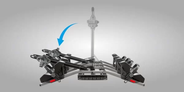 Portabicicletas Rack On T6 Pro Enganche 4 Bicicletas Negro Aluminio