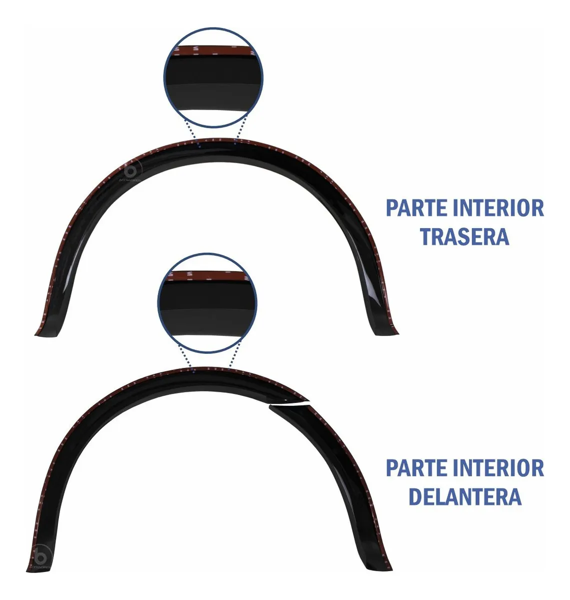 Cantoneras Lisas 3pLG Compatibles Con Ranger 2021 Al 2024 - Image 5