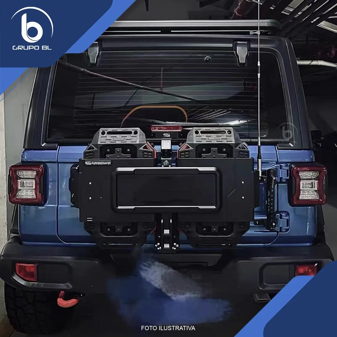 Puerta Trasera Jeep Jl 2018 A 2024 Con Tanques D Combustible - Image 5