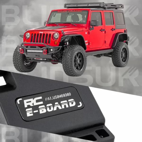 Estribos Electricos Rc Para Jeep Jk 4 Puertas 2007 - 2018