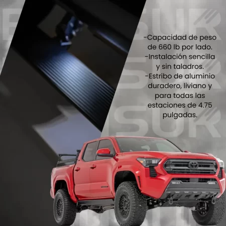 Estribos Electricos Rough Country Para Toyota Tacoma 2024 - Image 5