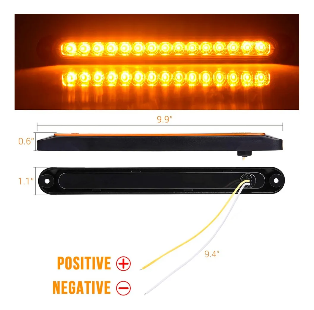 Luz 15 Led De 10 Pulgadas Marcador Trasero Y Señal De Giro - Image 5