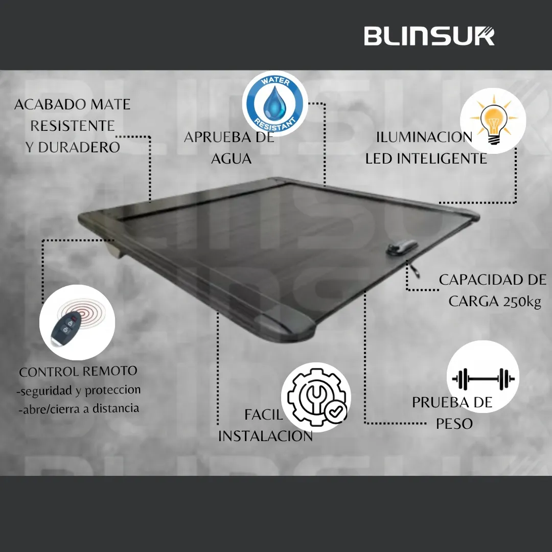 Tapa Retractil Electrica C/control Para Ram 1200 2024/2025 - Image 5