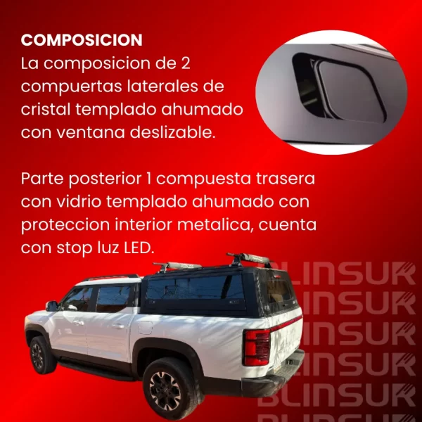 Camper Canopy Compatible Con Mitsubishi L200 2024-2025