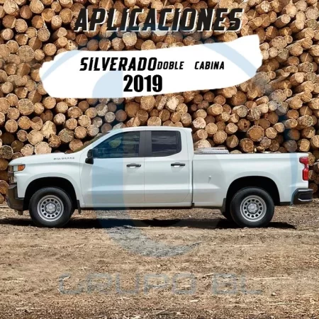 Estribos Bronx Chevrolet Silverado Doble Cabina 2019 Cromado - Image 5