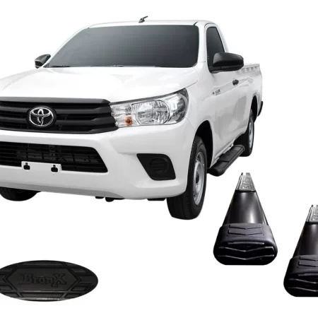 Estribos Bronx Toyota Hilux Cabina Sencilla 2013-2015 Cromo - Image 5