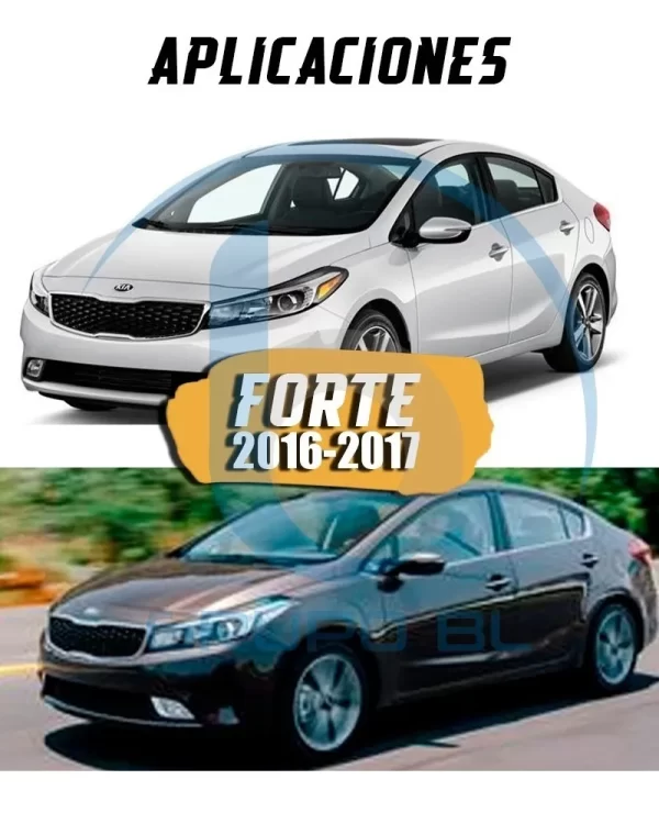 Tirón De Arrastre Jalon Kia Forte 2016-2017 Negro De Calidad
