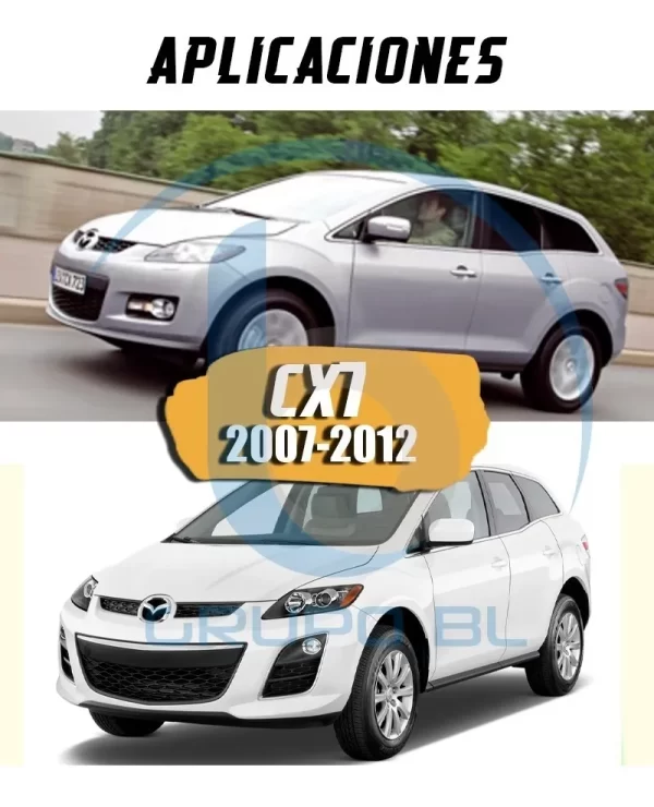 Tirón De Enganche Jalon Mazda Cx7 2007-2012 Negro