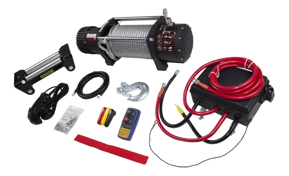 Winch Electrico Remolque Off Road  12000 Lbs Freno Automatic - Image 5