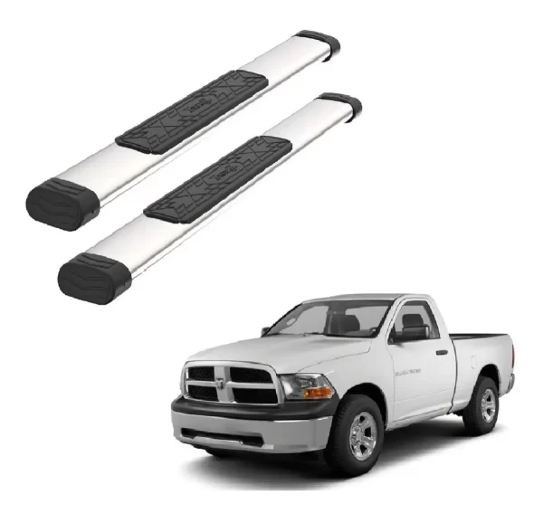 Estribos Bronx Dodge Ram Cabina Sencilla 2009 - 2019 Cromo