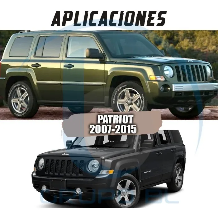 Burrera Super Bronco Jeep Patriot 2007-2015 Negro - Image 6