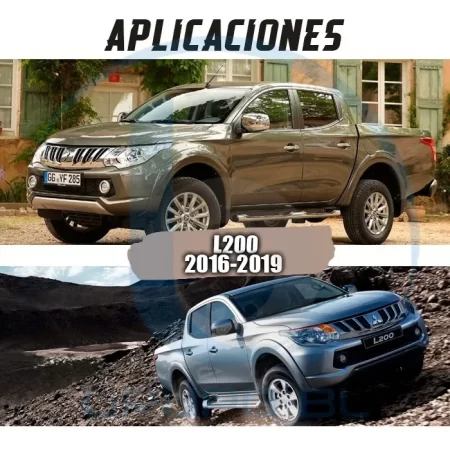 Burrera Super Bronco Mitsubishi L-200 2016-2019 Negro - Image 6