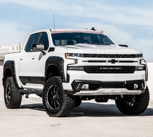 Bumper Delantero Con Led Airdesign Chevrolet Silverado 2019