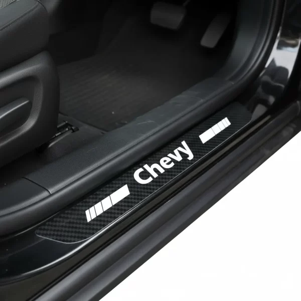 Sticker Protección De Estribos Para Marco De Puertas Chevy