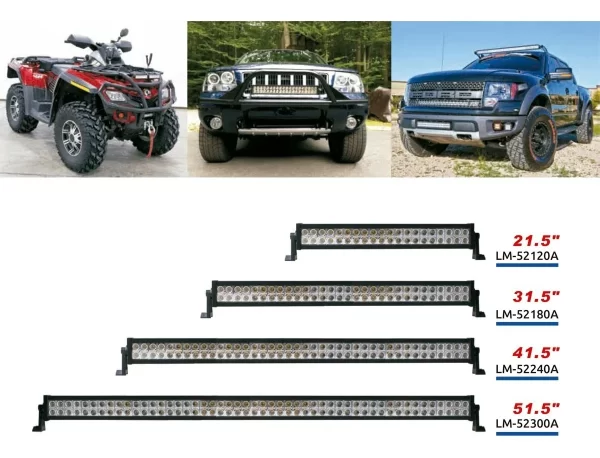 Barra De Luz Led 21.5 Pulgadas Off Road 4x4 Jeep Rzr Can Am