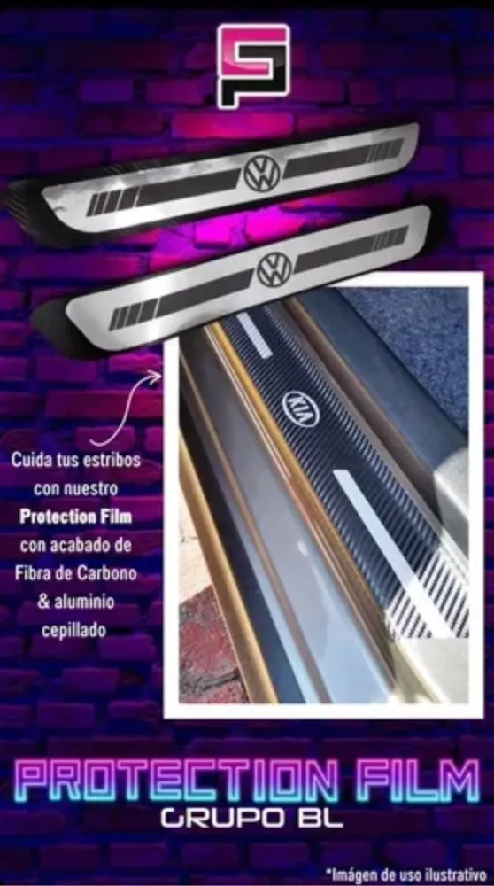 Sticker Protección De Estribos Puertas Suzuki Autos Y Suv