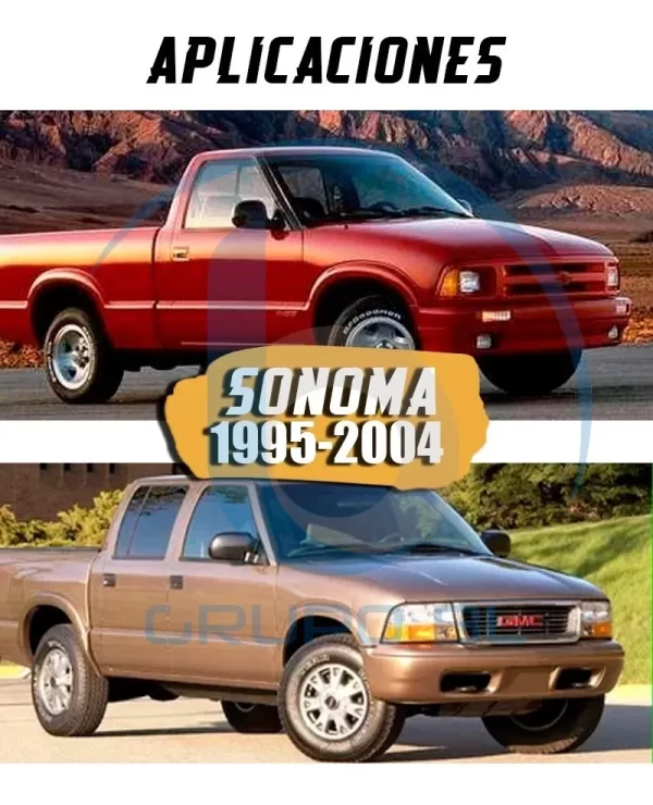 Tirón De Arrastre Jalon Gmc Sonoma 1995-2004 Negro