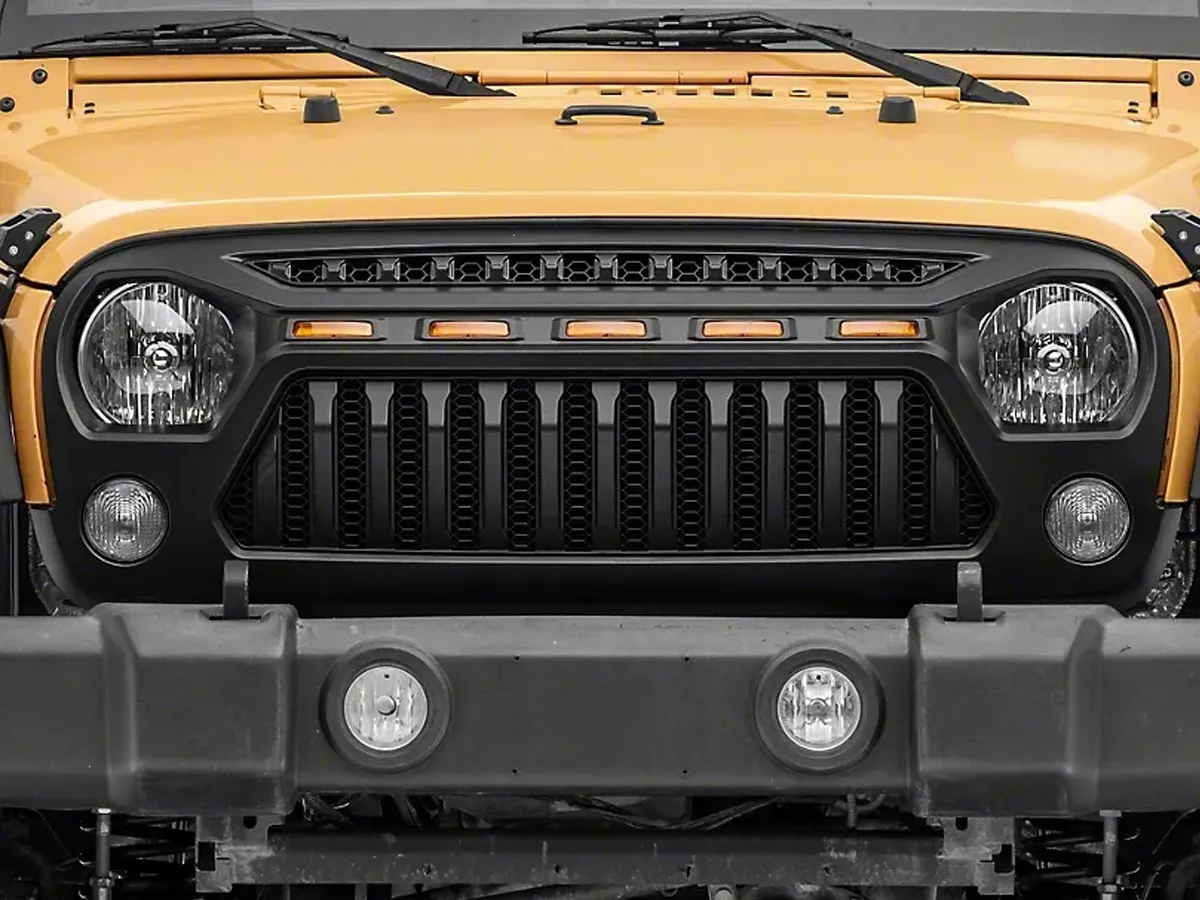 Parrilla Angry Enojado Con Led Jeep 2007-2018 Rejilla-barra - Image 6