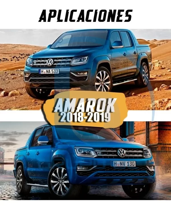 Barras Portaequipaje Aluminio Bronx Amarok 2018-2019
