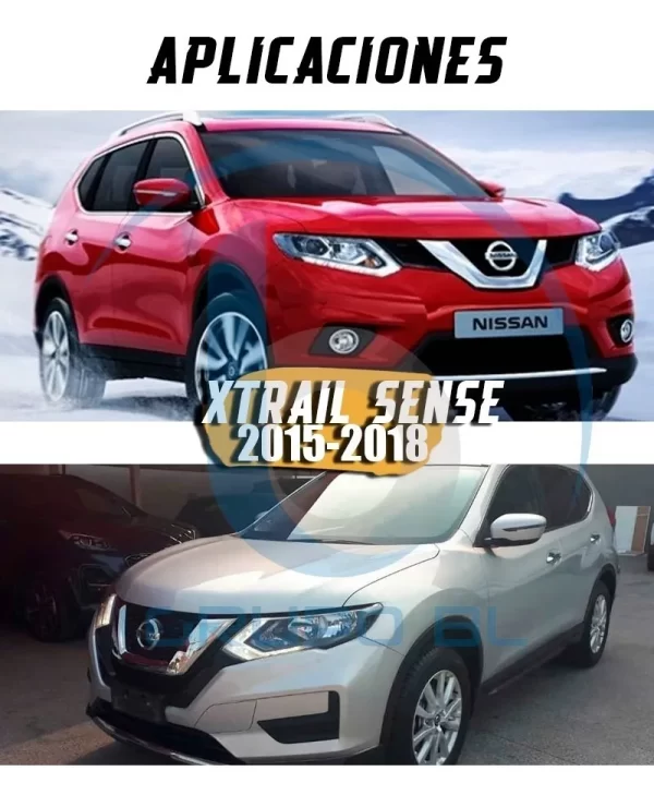 Barras Portaequipaje Aluminio Bronx X-trail Sense 2015-2018