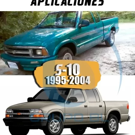 Tirón Arrastre Jalon Chevrolet S-10 Pick-up 1995-2004 Negro - Image 6