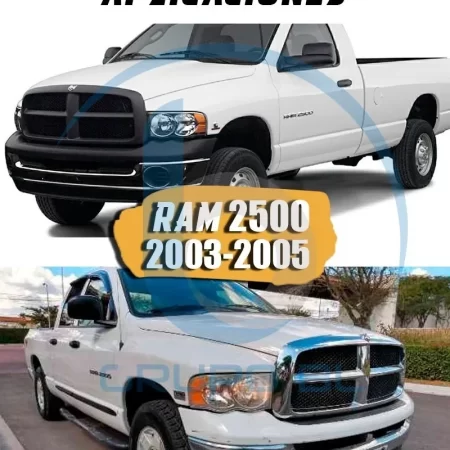 Tirón Arrastre Jalon Dodge Ram 2500 2003-2005 Negro - Image 6