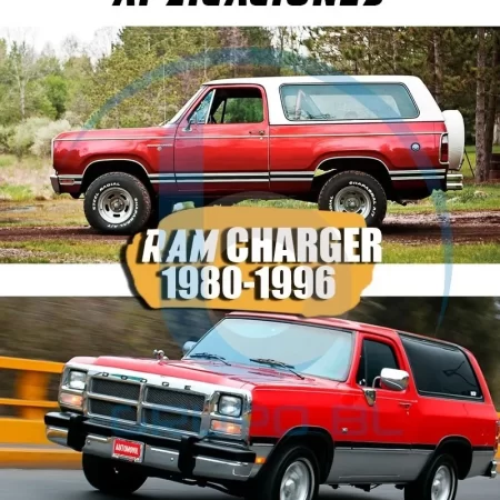 Tirón Arrastre Jalon Dodge Ram Charger 1980-1996 Negro - Image 6