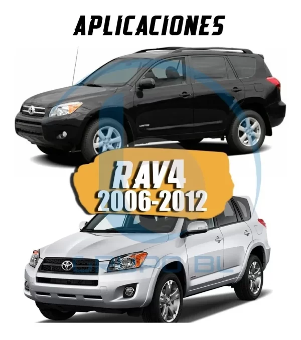 Tirón Jalón De Arrastre Toyota Rav4 2006-2012 Negro