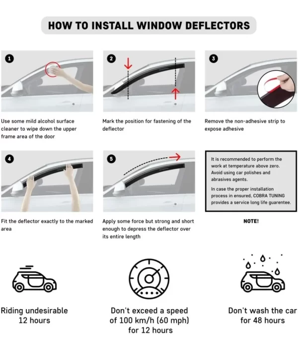 Rompe Viento Deflector De Ventana D40 Np300 2006 - 2015