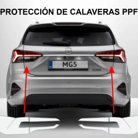 Sticker Protección Ppf Faros Y Calaveras Mg5 2023 - Image 6