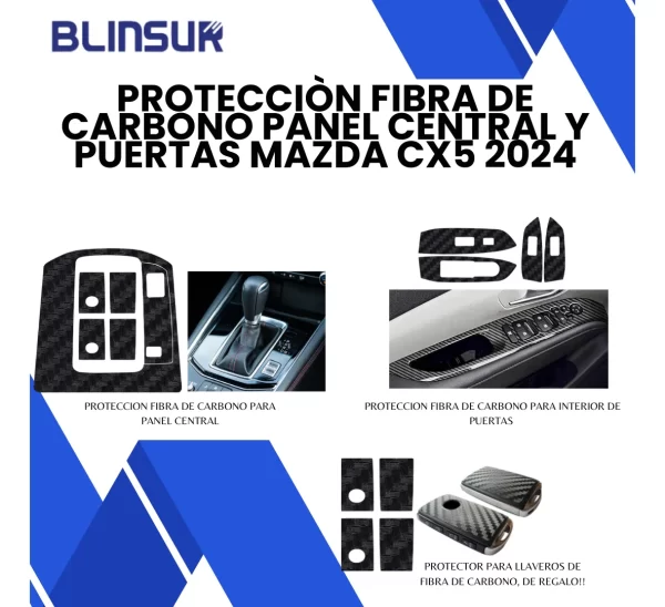 Protecciòn Para Panel Central Y Puertas Mazda Cx5 2024