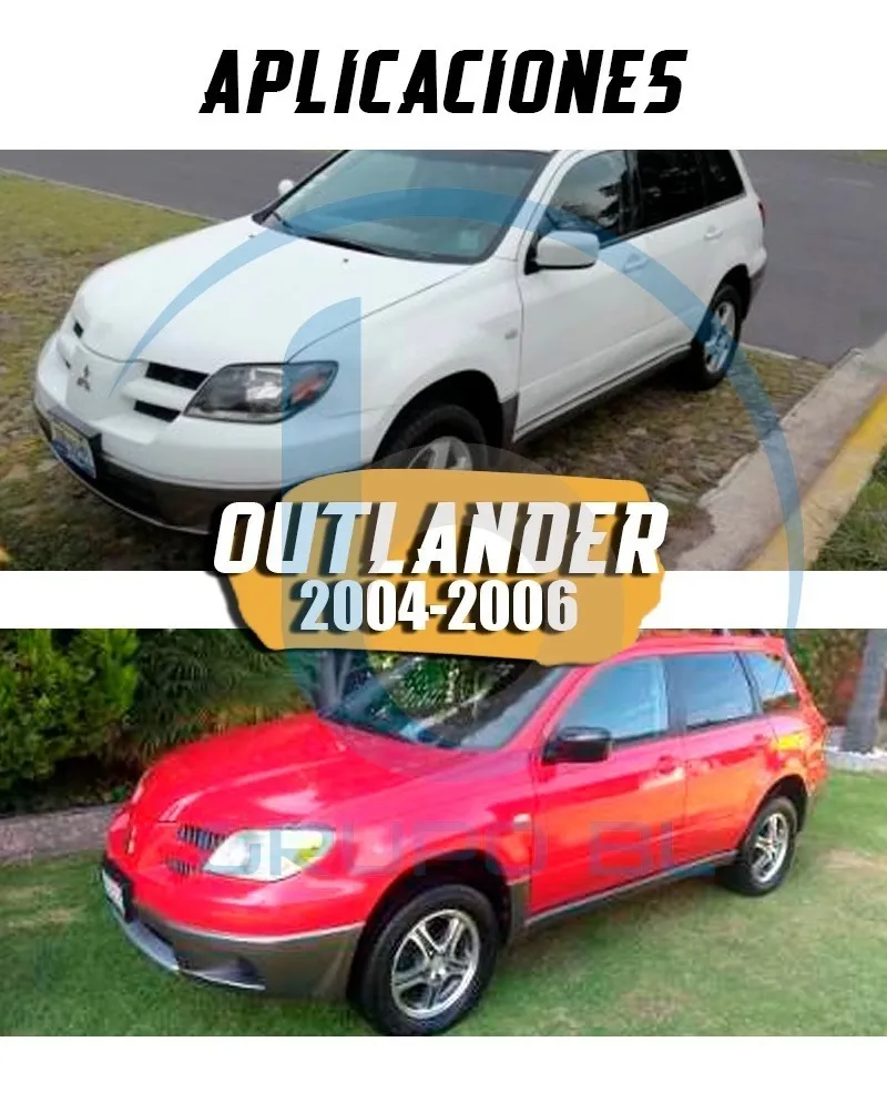 Tirón Jalón De Arrastre Mitsubishi Outlander 2004-2006 Negro - Image 6