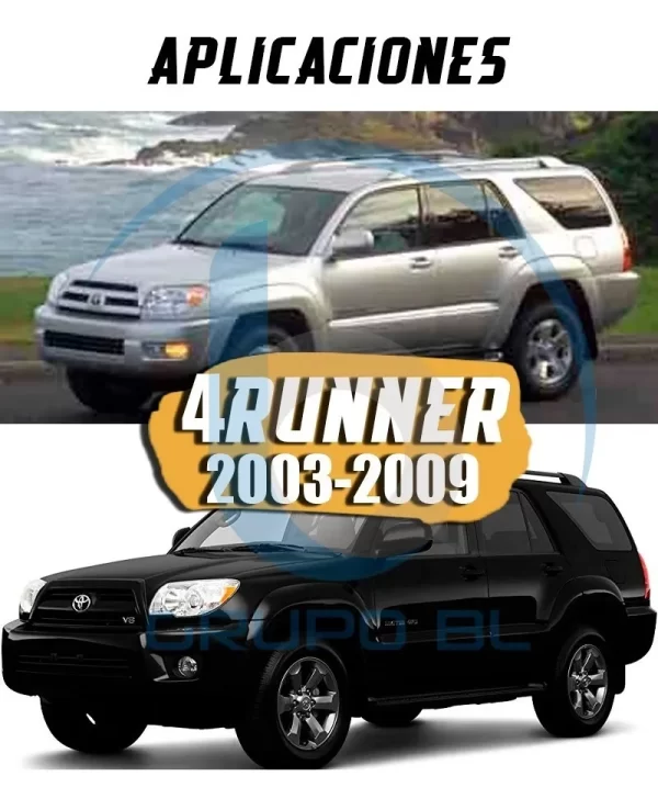 Tirón Jalón De Arrastre Toyota 4runner 2003-2009 Negro