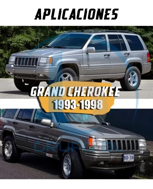 Tirón De Enganche Jeep Grand Cherokee 1993-1998 Negro
