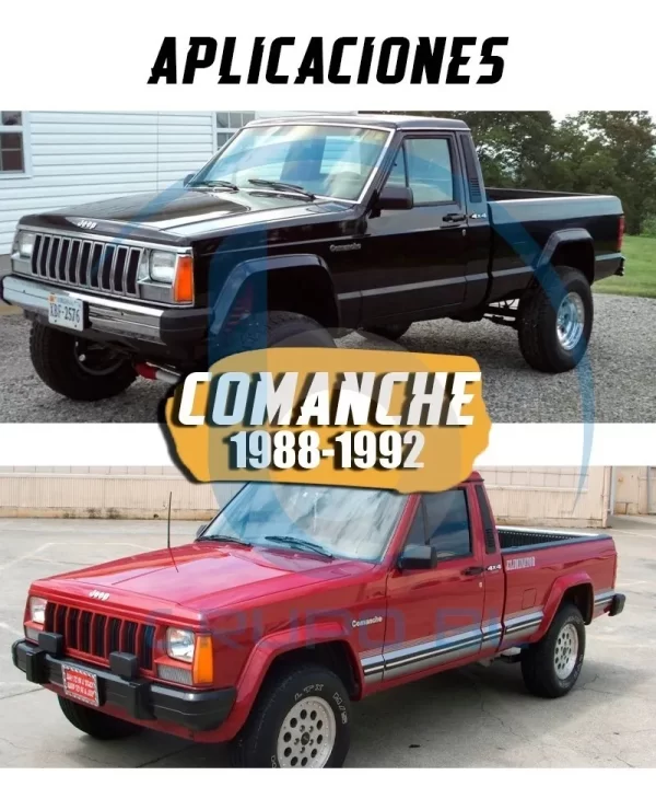 Tirón De Enganche Jeep Comanche 1988-1992 Negro