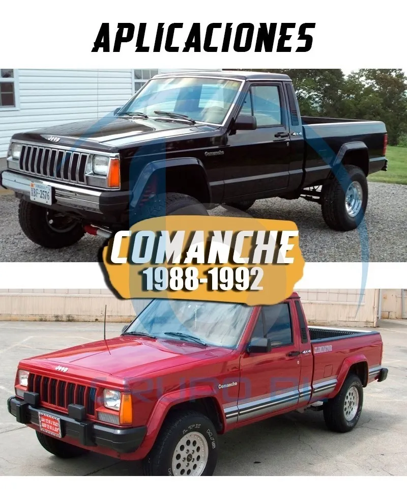 Tirón De Enganche Jeep Comanche 1988-1992 Negro - Image 6