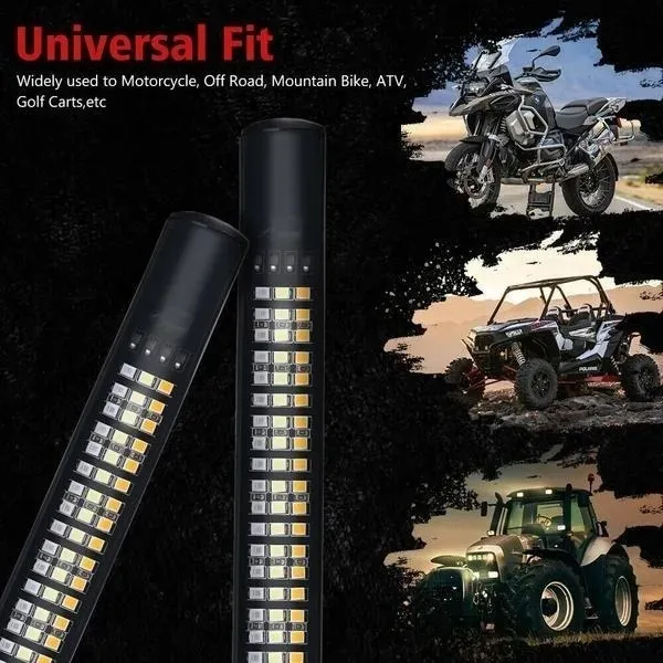 Luz Led Trasera Motocicleta Mictuning  Triple Señal De Giro