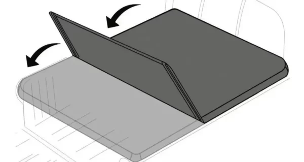 Tapa Cubre Batea Soft Tri Fold Ford F150 2009 - 2023 Cab Sen